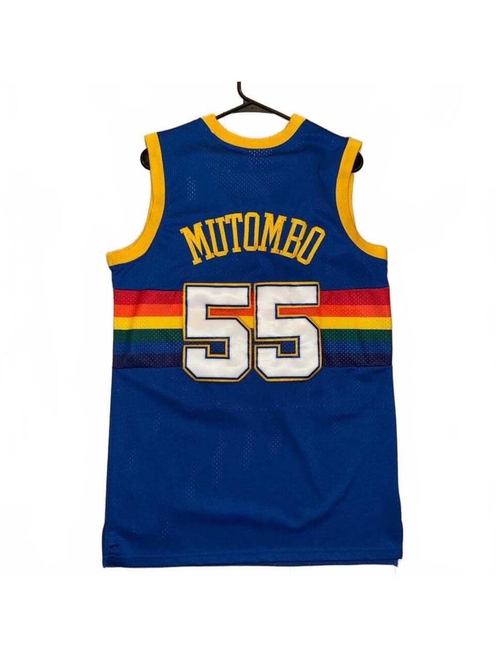 Dikembe Mutombo Denver Nuggets 55 Hardwood Classics Jersey 1991-92
